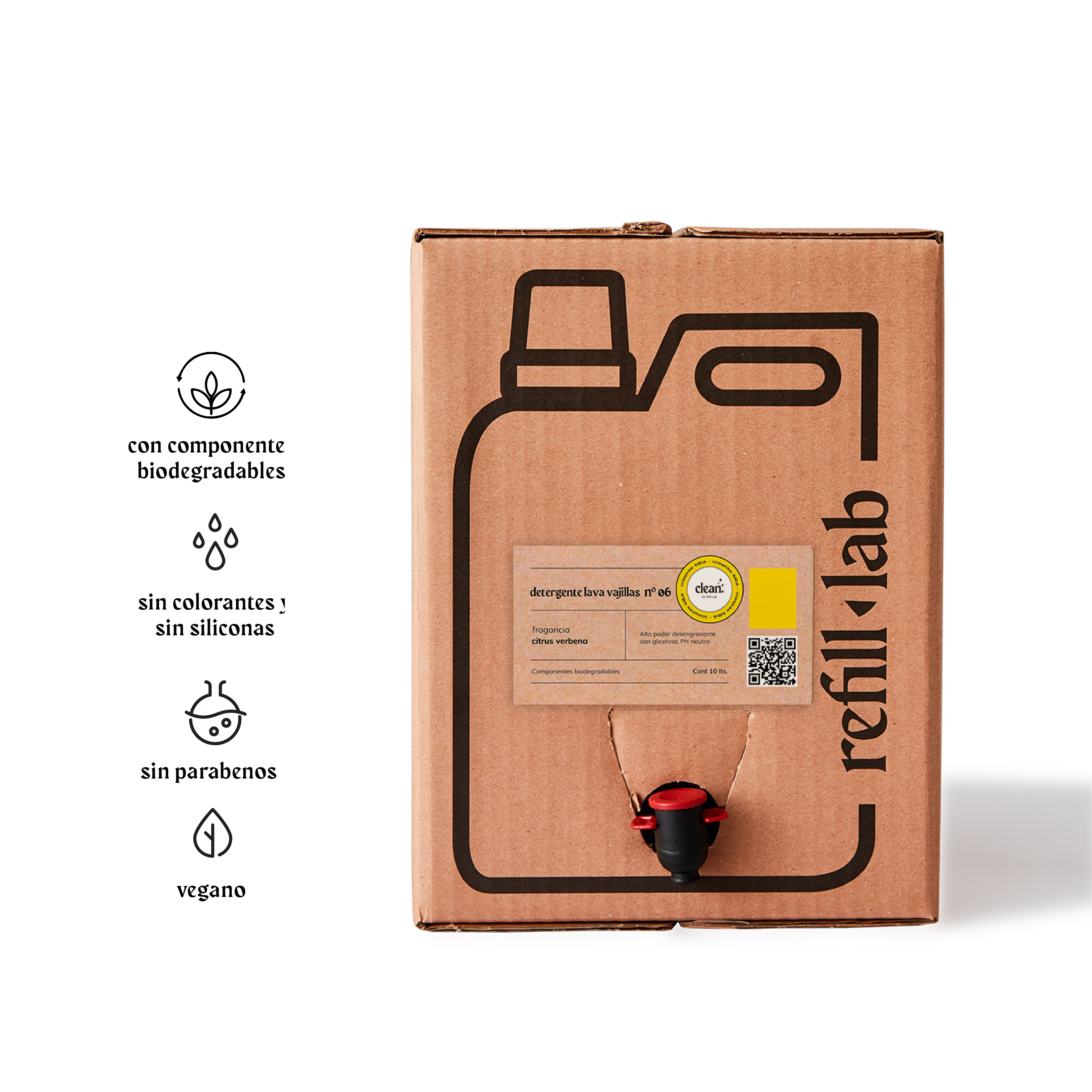 Detergente lava vajillas 10 lts