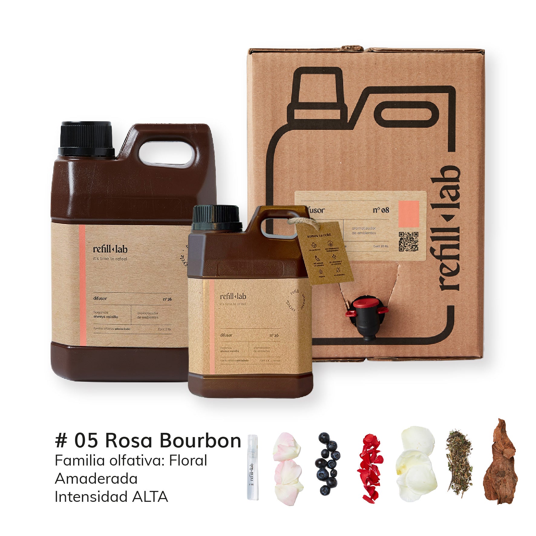 <b>Difusor</b> - Rosa Bourbon