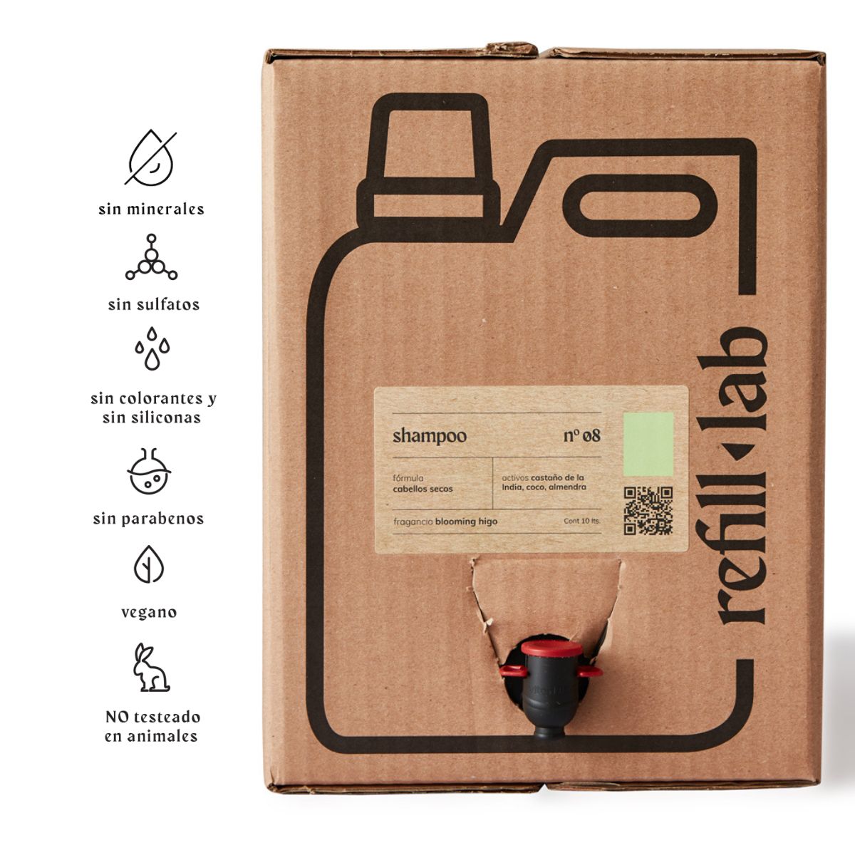 Shampoo sin sulfatos - Cabellos Dañados/Teñidos - Always Vainilla - 10 lts.