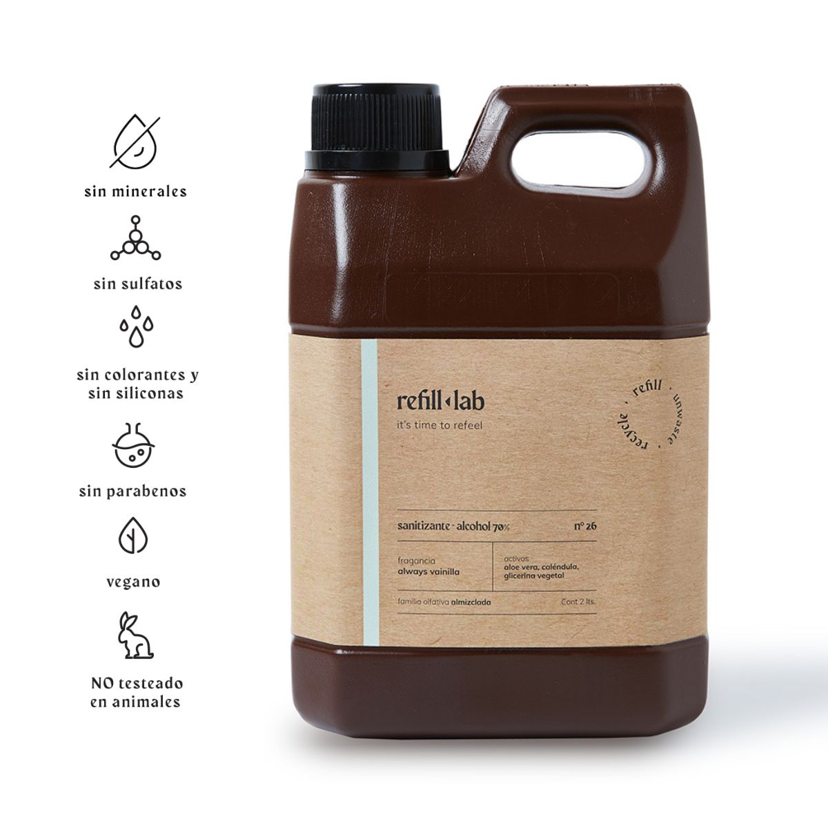 <b> Sanitizante 2 lts</b> - Santal Fever