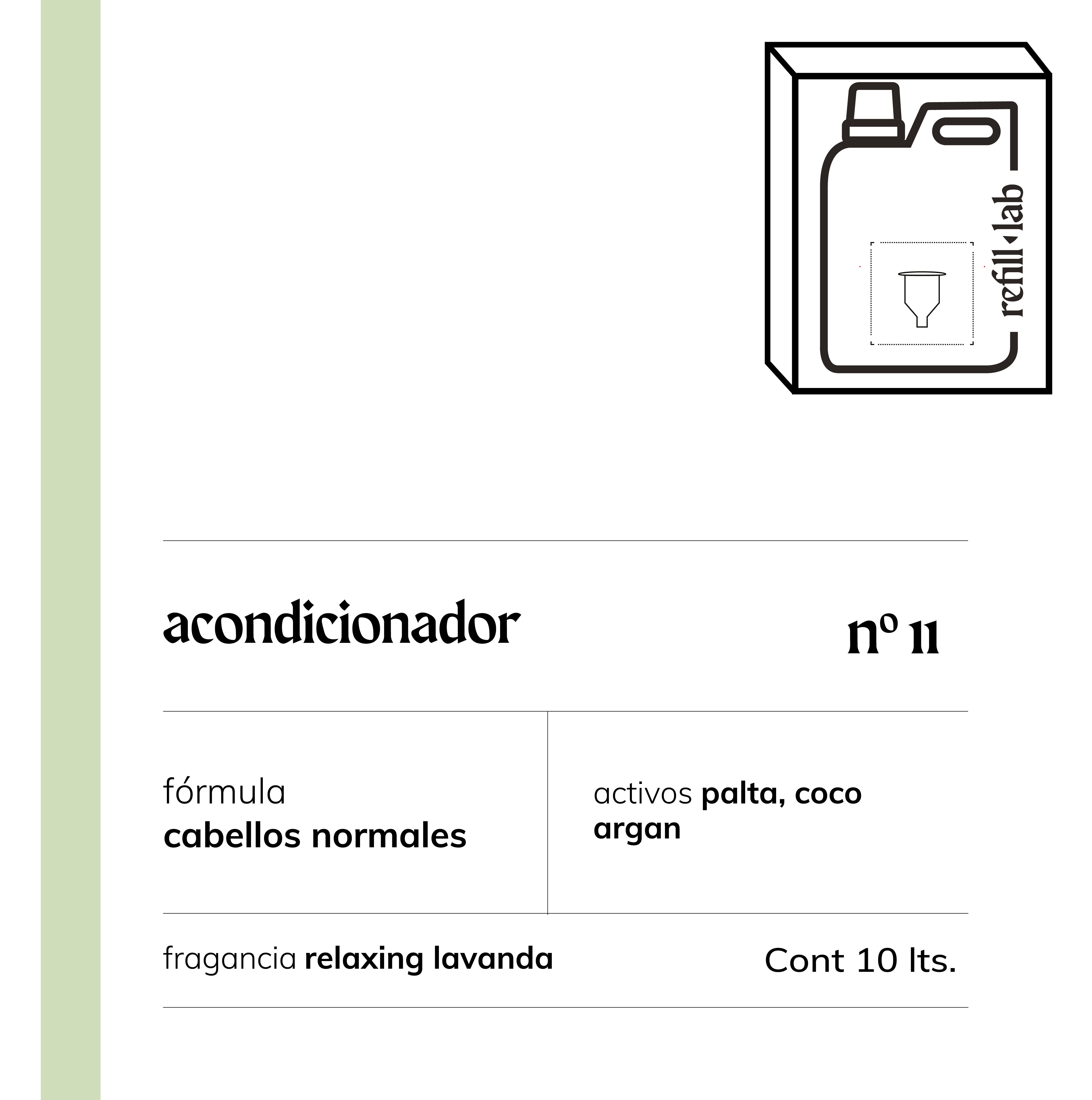 Acondicionador sin sulfatos - Cabellos Normales - Relaxing Lavanda - 10 lts.