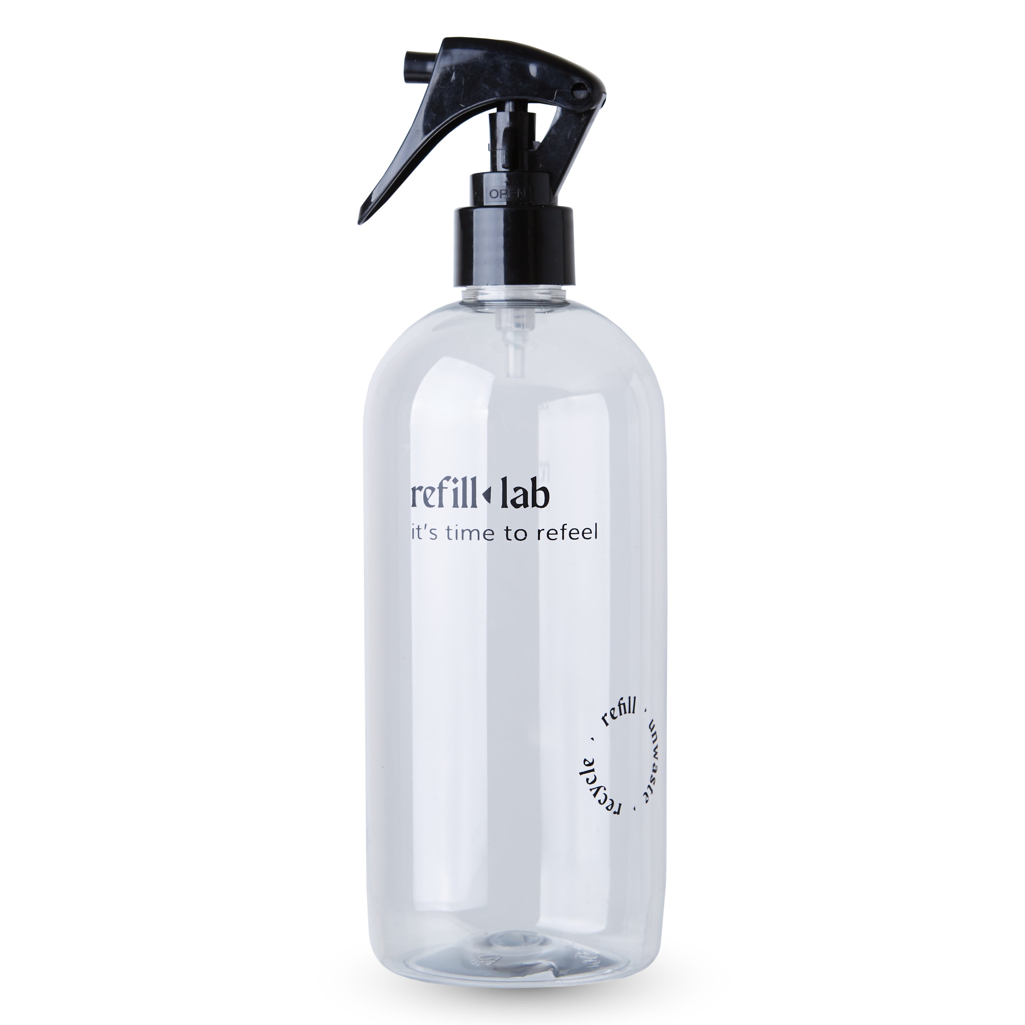 Envase PET cristal con válvula Minitigger 500ml