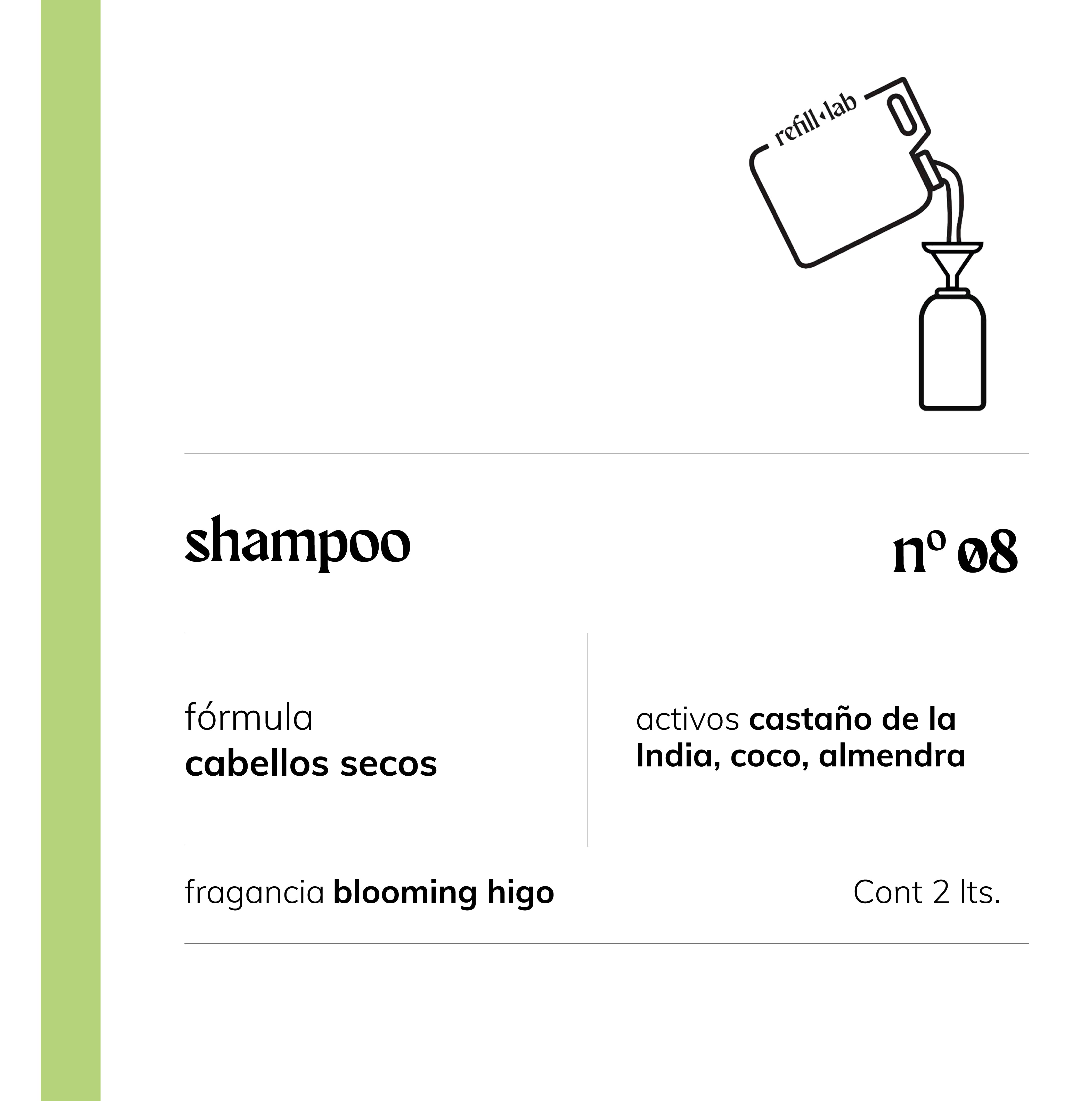 Shampoo sin sulfatos - Cabellos Secos - Blooming Higo - 2 lts.