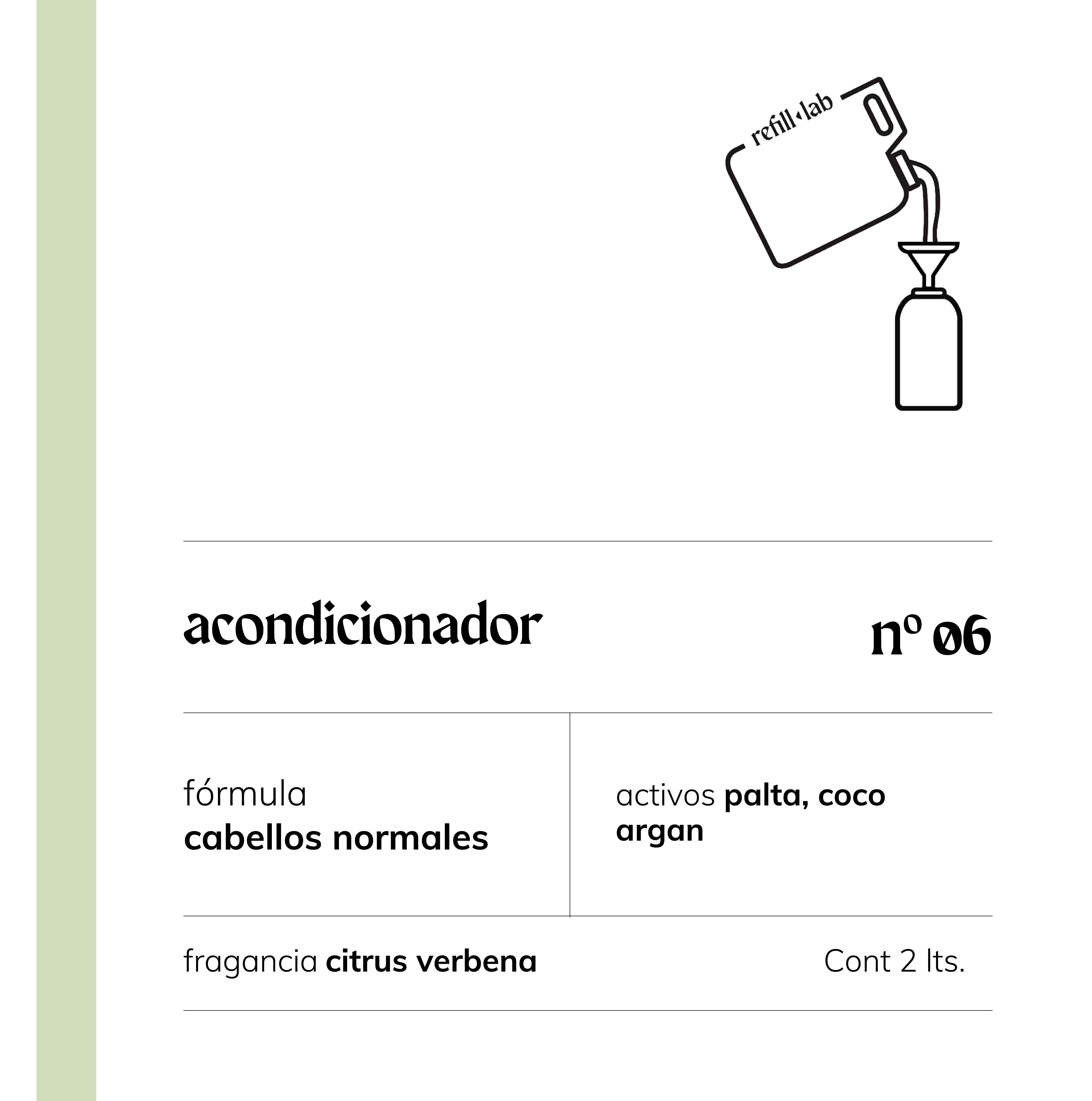 Acondicionador sin sulfatos - Cabellos Normales - Citrus Verbena - 2 lts.