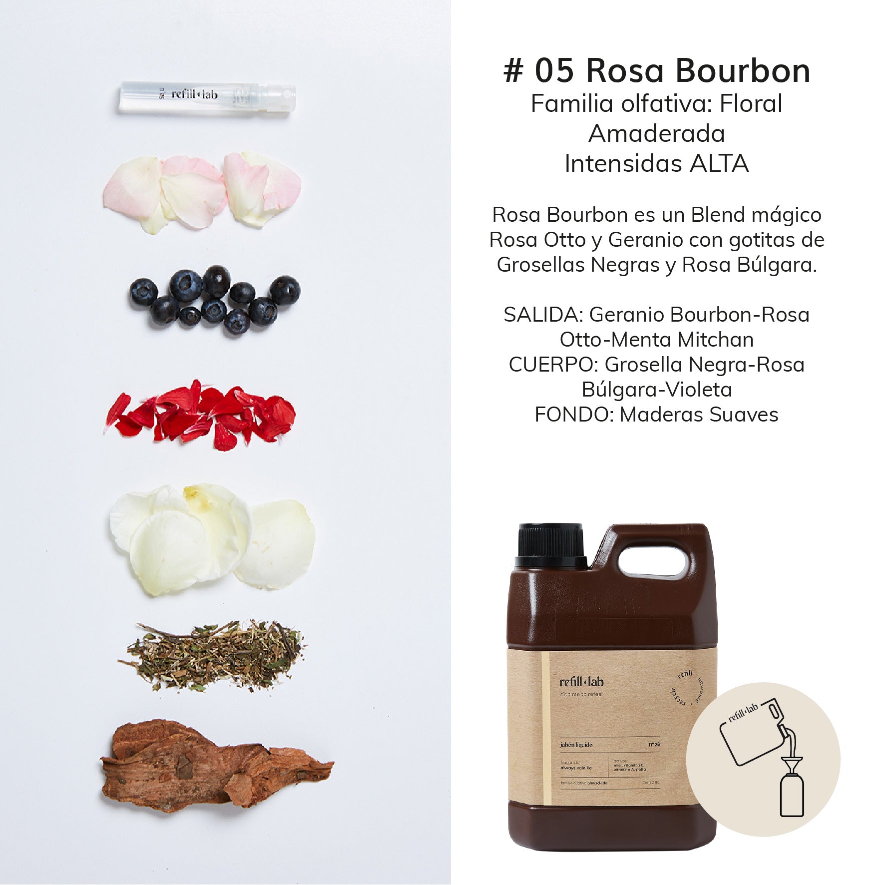 <b>Jabón Líquido</b> - Rosa Bourbon
