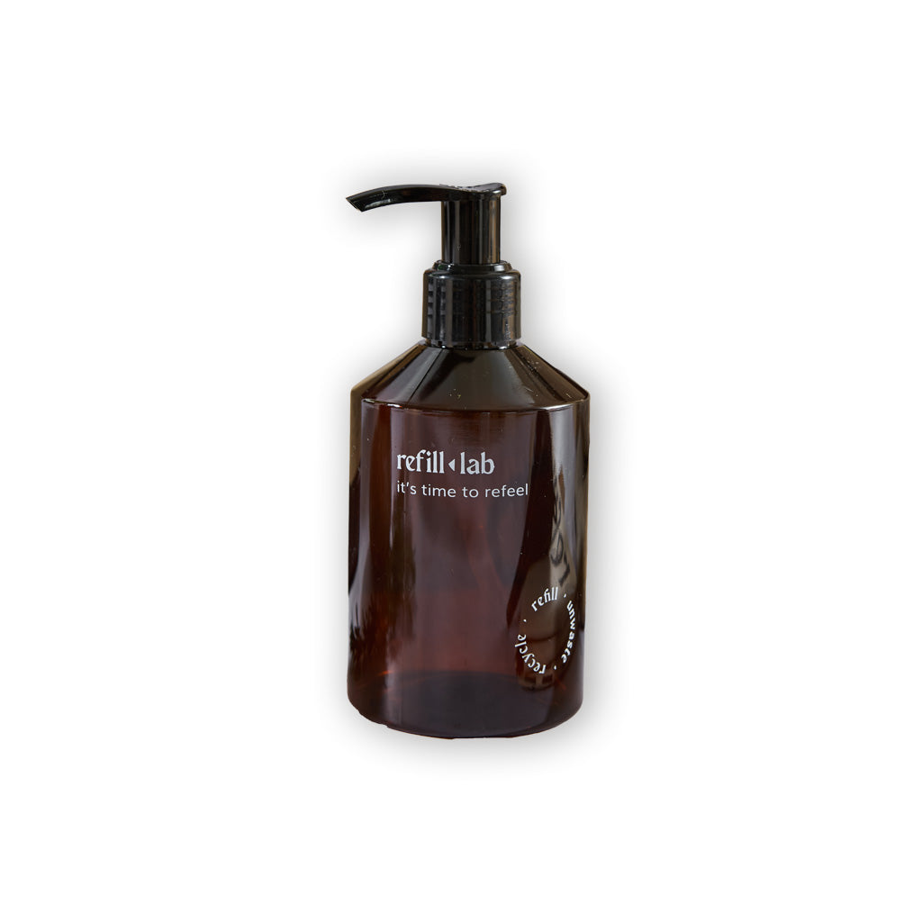 Envase PET ambar con valvula cremera 250ml