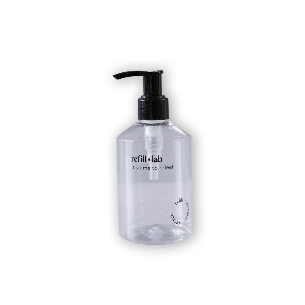Envase PET cristal con valvula cremera 250ml