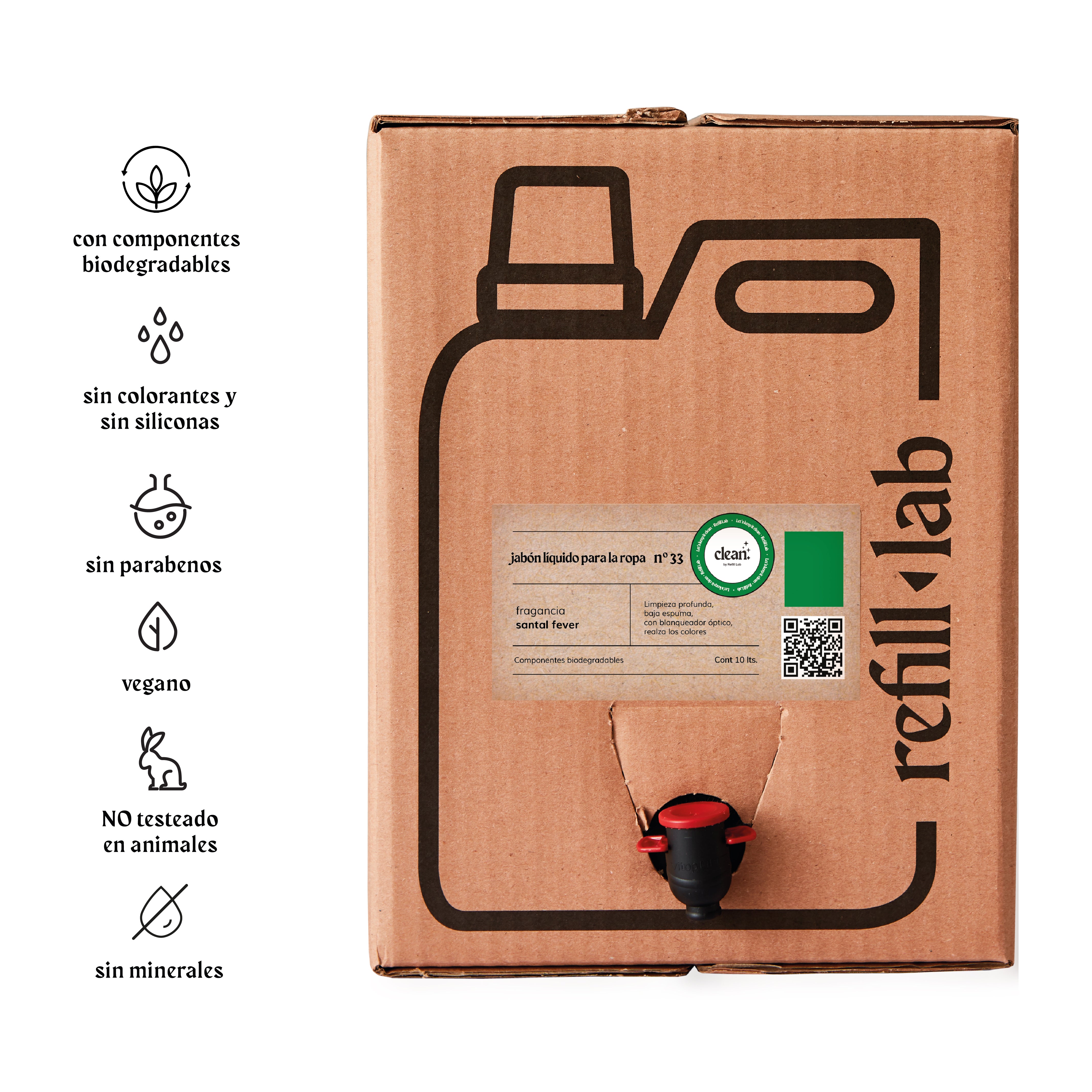 <b> Jabón líquido para la ropa</b> - Santal Fever