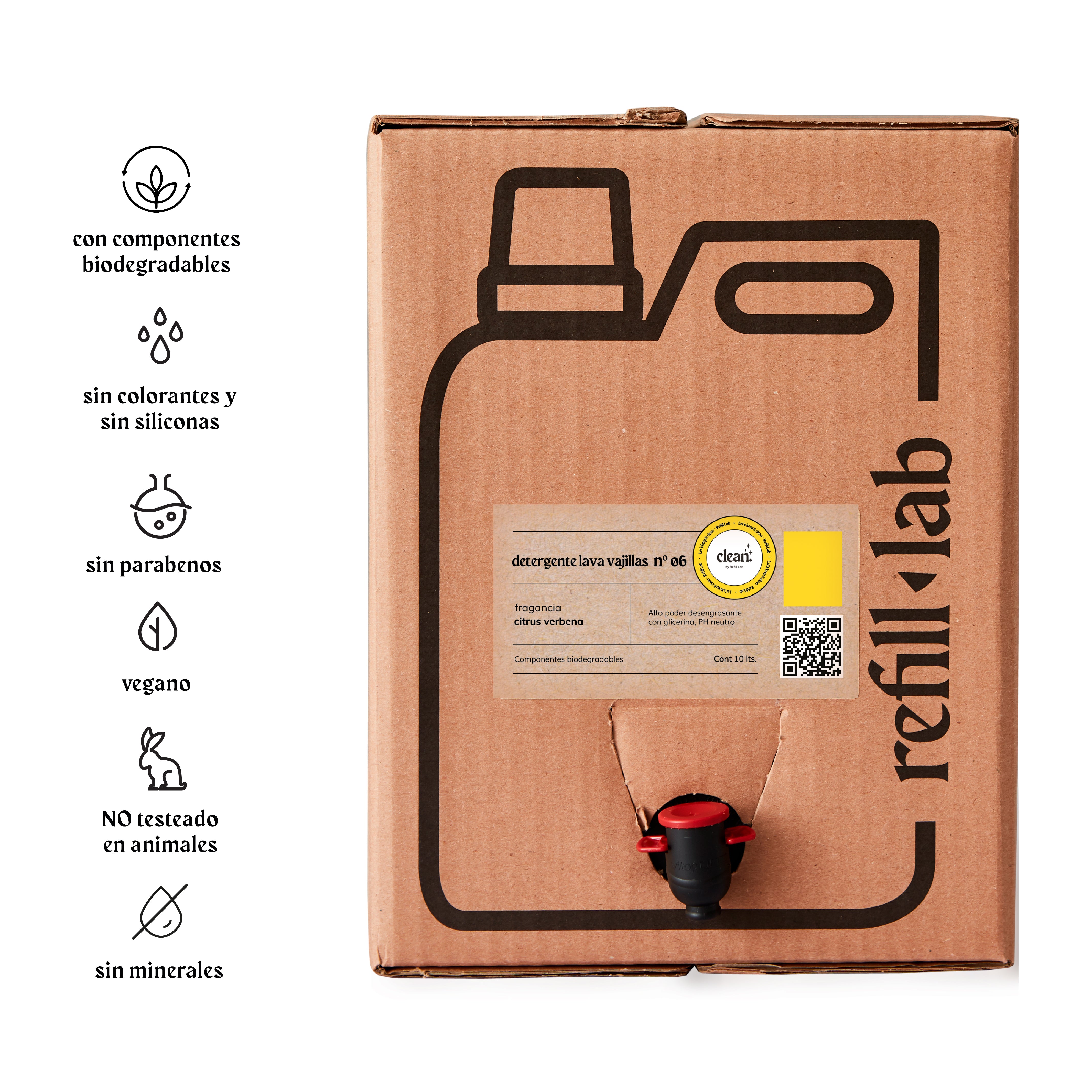 Detergente lava vajillas 10 lts