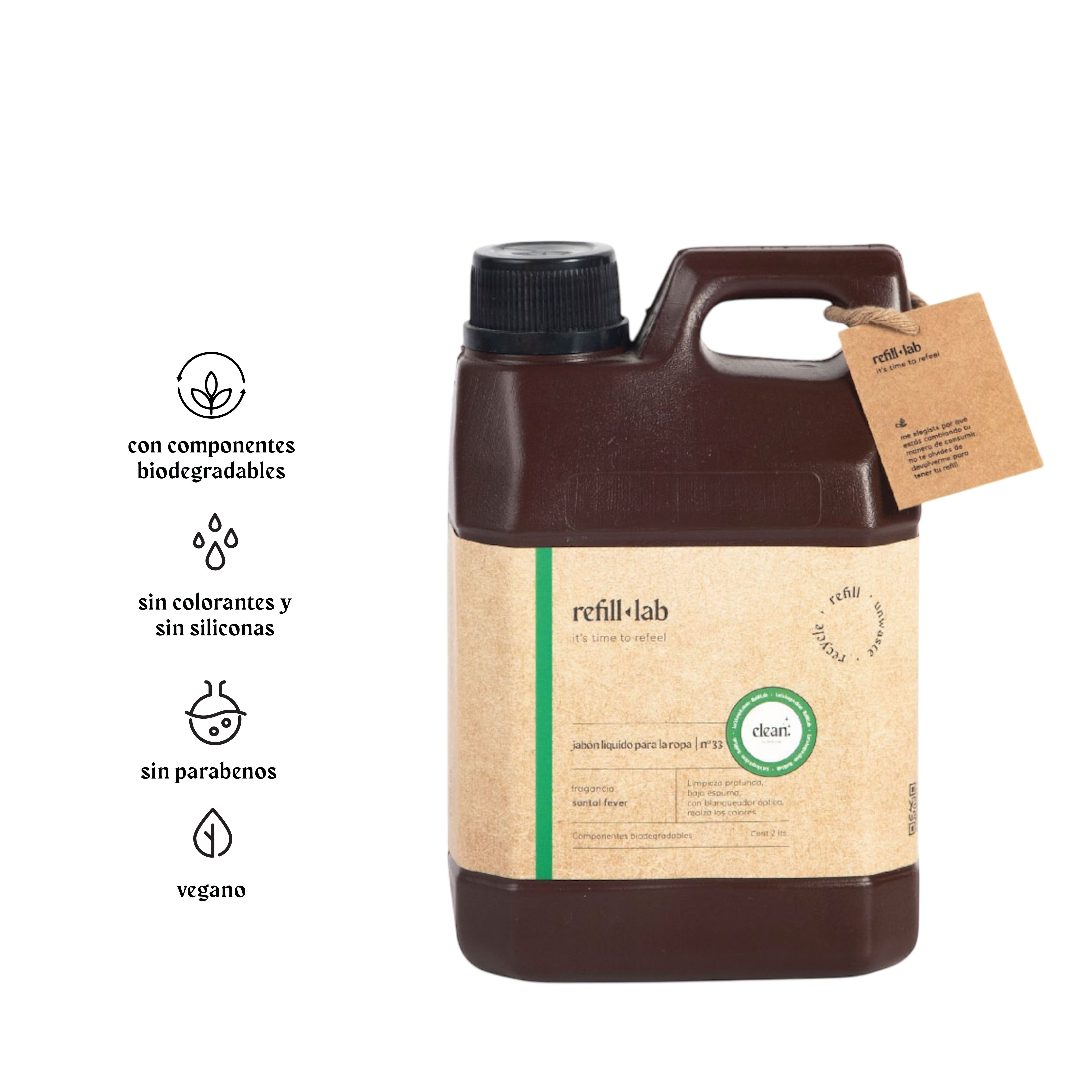 <b> Jabón líquido para la ropa</b> - Santal Fever