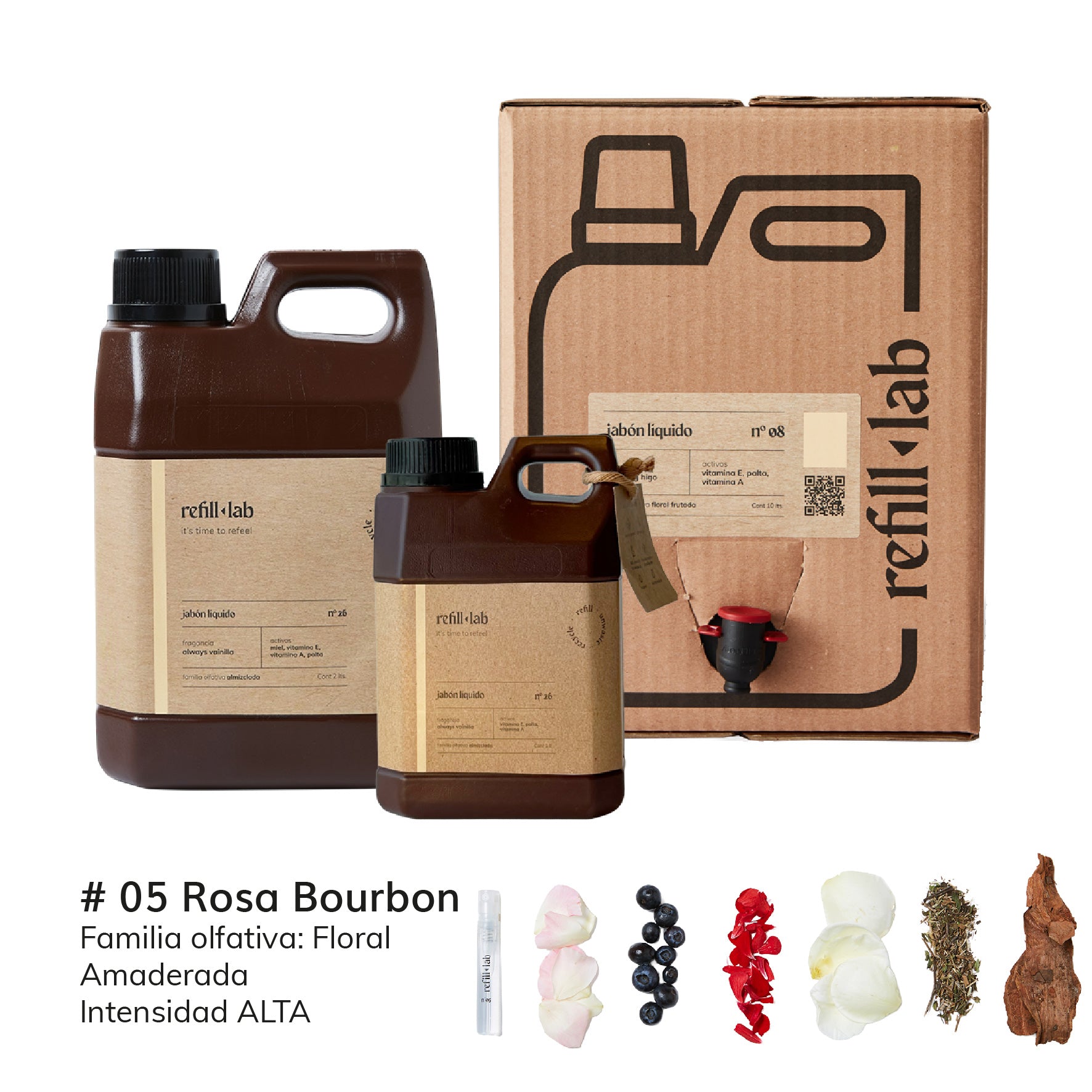 <b>Jabón Líquido</b> - Rosa Bourbon