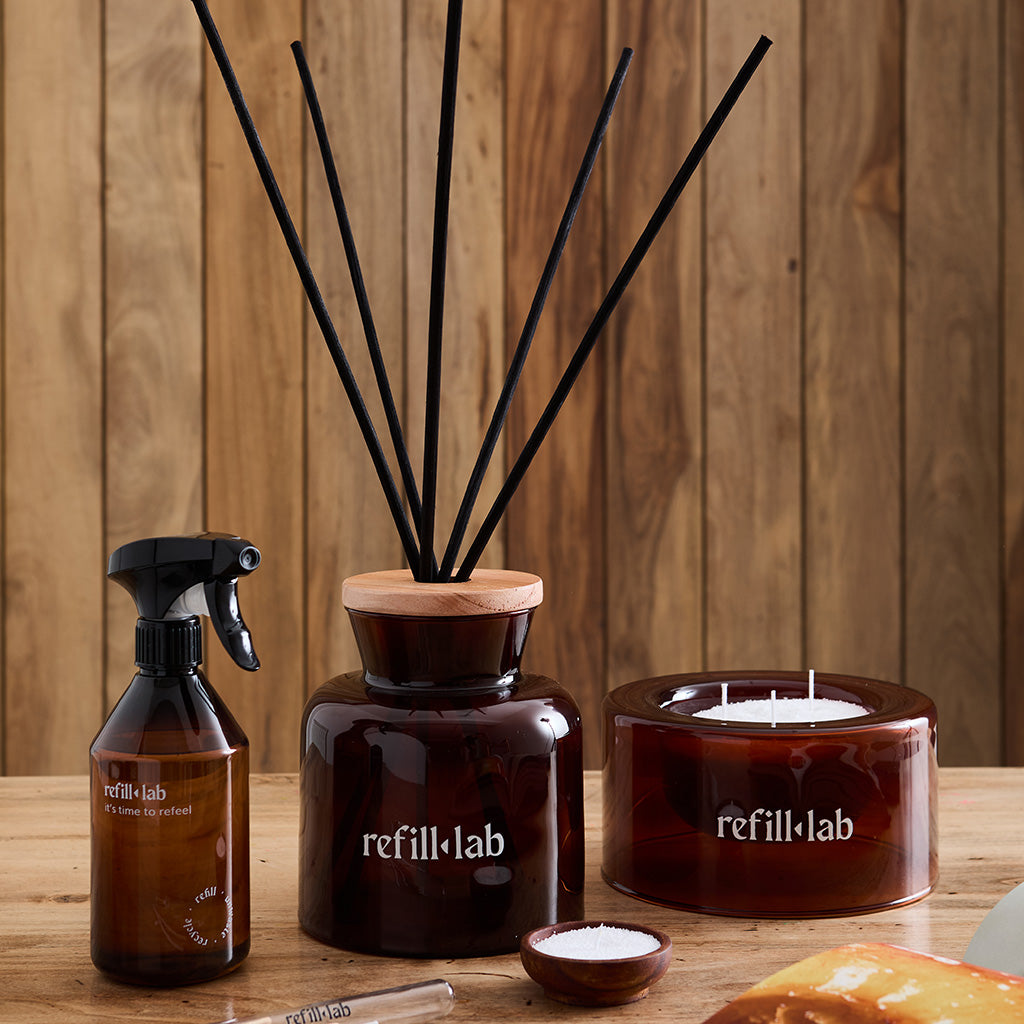 Envase para vela en perlas PREMIUM